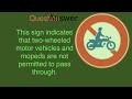 driving license test signs and markings 50 questions answers latest 2024