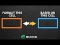 How To Format Cells Based On Another Cell Value in MS Excel
