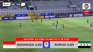 🔴Live Langsung Matchday | Timnas Indonesia U20 vs Suriah U20 Challenge Series 2025 Hari ini