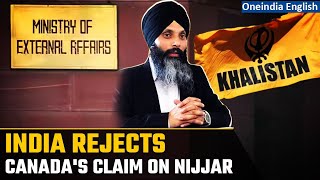 India hits back, says Canada's claim on Khalistani leader Hardeep Singh Nijjar is 'absurd' |Oneindia