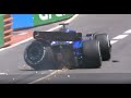 *HUGE* Crash as Albon Smashes into the wall at turn 1. Monaco Grand Prix