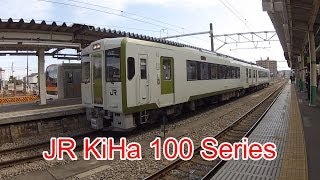 Japan Railway, JR Hachiko Line, KiHa 100 Series, 111-208, Komagawa Station, 2/28/2014