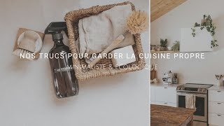 Nos trucs pour garder la cuisine propre et minimaliste