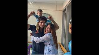 Mohit Malik With Wife Aditi and son #familygoals #family #bonding #foreverlove #support #subscribe