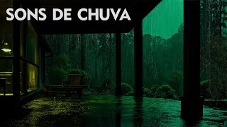 Barulho de Chuva para Dormir e Relaxar Profundamente ⛈ Som de Chuva Vento e Trovões #8 ASMR Sleep