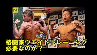 格闘家にウエイトトレーニングは必要なのか？K1でチャンピオン獲る一番重要な筋トレと練習