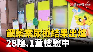 新北私幼餵藥案尿檢結果出爐！28陰.1童檢驗中｜#寰宇新聞 @globalnewstw