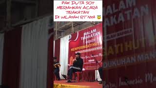 Nyanyi bareng Pak DUTA di malam tirakatan memperingati HUT RI ke 79 ❤️ #pakduta #dutaso7 #dutamodjo