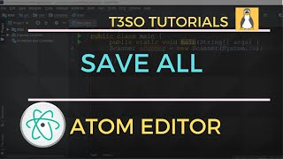 How to Save All in Atom Editor