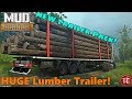 SpinTires Mud Runner: NEW TRAILERS PACK! w/ NEW HUGE Lumber Trailer!