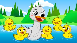 Five Little Ducks 🐣 BabyBoo - Ducks Kids Songs