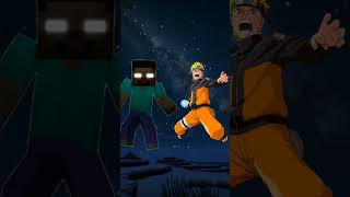 Herobrine vs Naruto 😈🔥 #shorts #minecraft #GKgamer