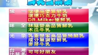 20131120公視晚間新聞－週刊：學者研究 多款鮮乳含禁藥殘留