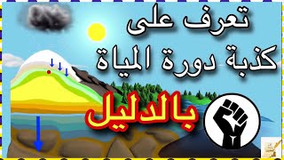 شاهد السحاب و حقيقة دورة المياه الطبيعية الارض المسطحة.