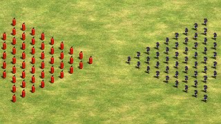 Who is stronger? Samurai vs Teutonic Knights 😱 Age of Empires 2