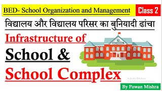 Infrastructure of  School and School Complex | School Organization and Management | By Pawan Mishra