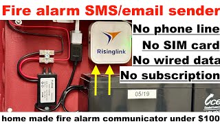 home made Fire alarm communicator for under $100 no phone line, no sim card, no subscription!