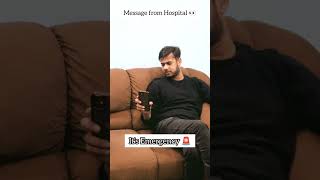 Emergency Message from Hospital 🚨 | Most Powerful Motivational Video | Dr. Amir AIIMS #shorts #trend