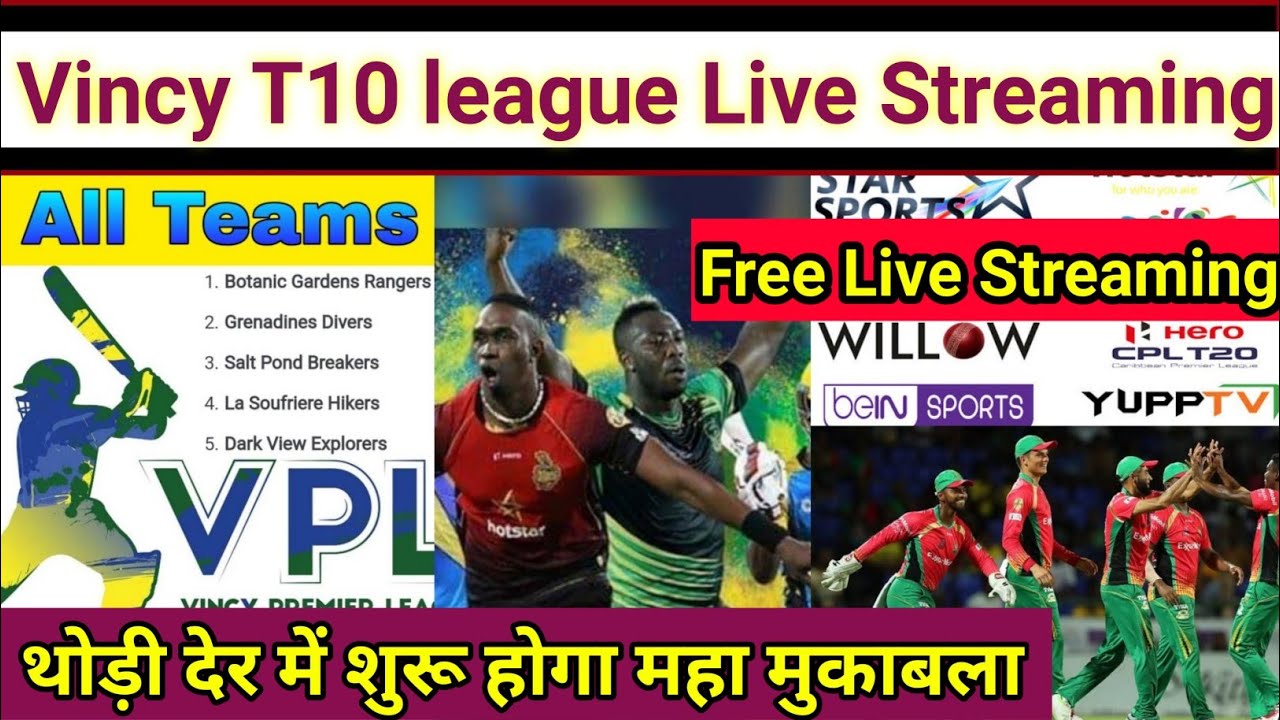 Vincy T10 League Live Streaming: Squad, Timing, Live App - YouTube