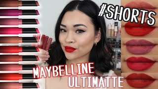 MAYBELLINE ULTIMATTE SLIM LIPSTICKS #shorts