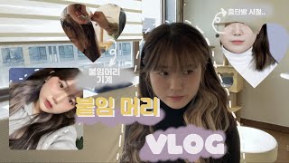 내돈내산 붙임머리 Vlog/ 붙임머리 후기/ 붙임머리 기계/ 남愛머리 붙임머리/ 시크릿 투톤 붙임머리