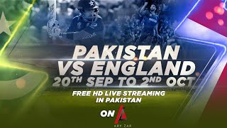 England’s tour of Pakistan, after 17 years - Catch the action, Exclusively on ARY ZAP