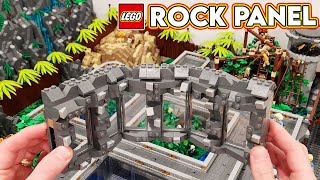 LEGO Curved Rock Panel with Viewing Windows ZOO UPDATE