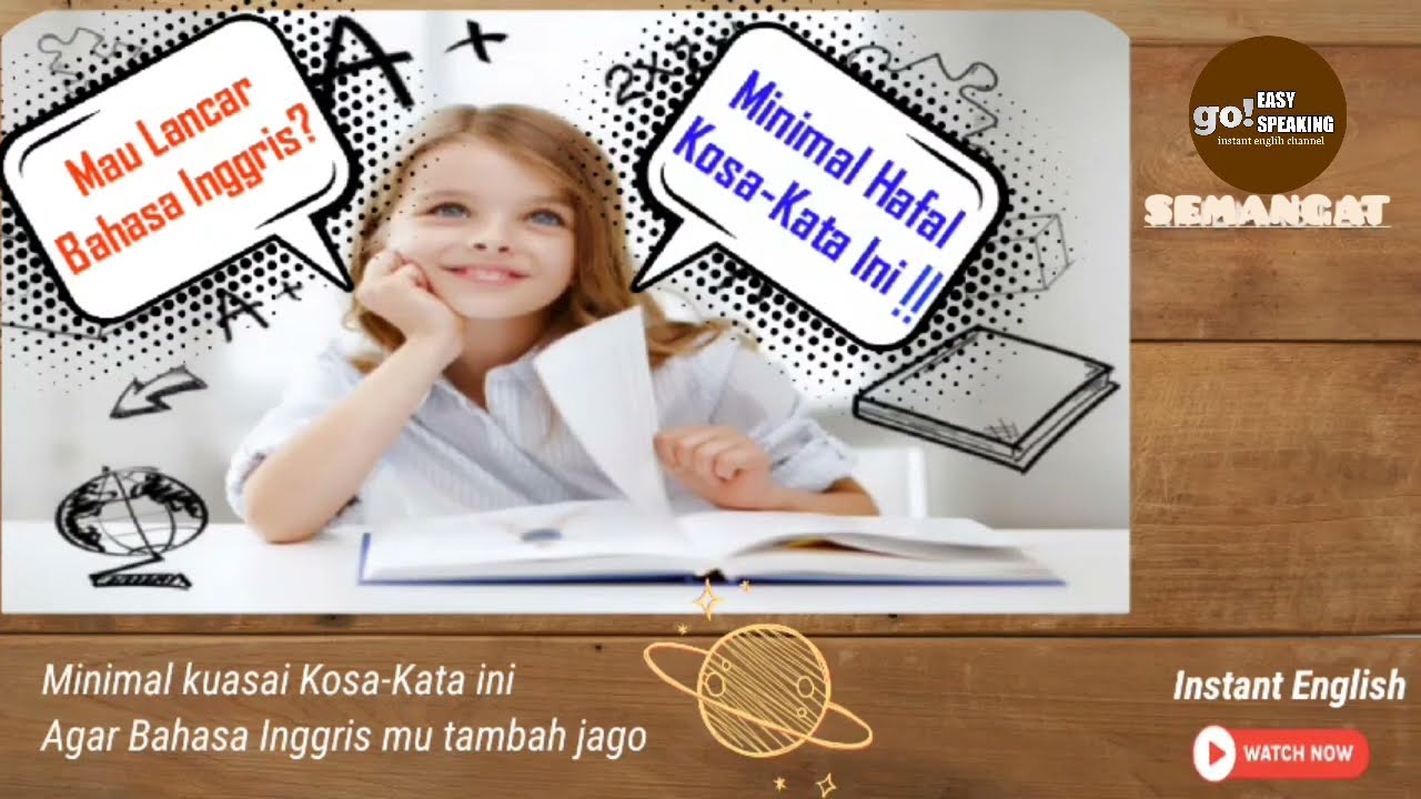 Mau Lancar Bahasa Inggris Minimal Hafal Kosa-kata Ini | Cara Mudah ...