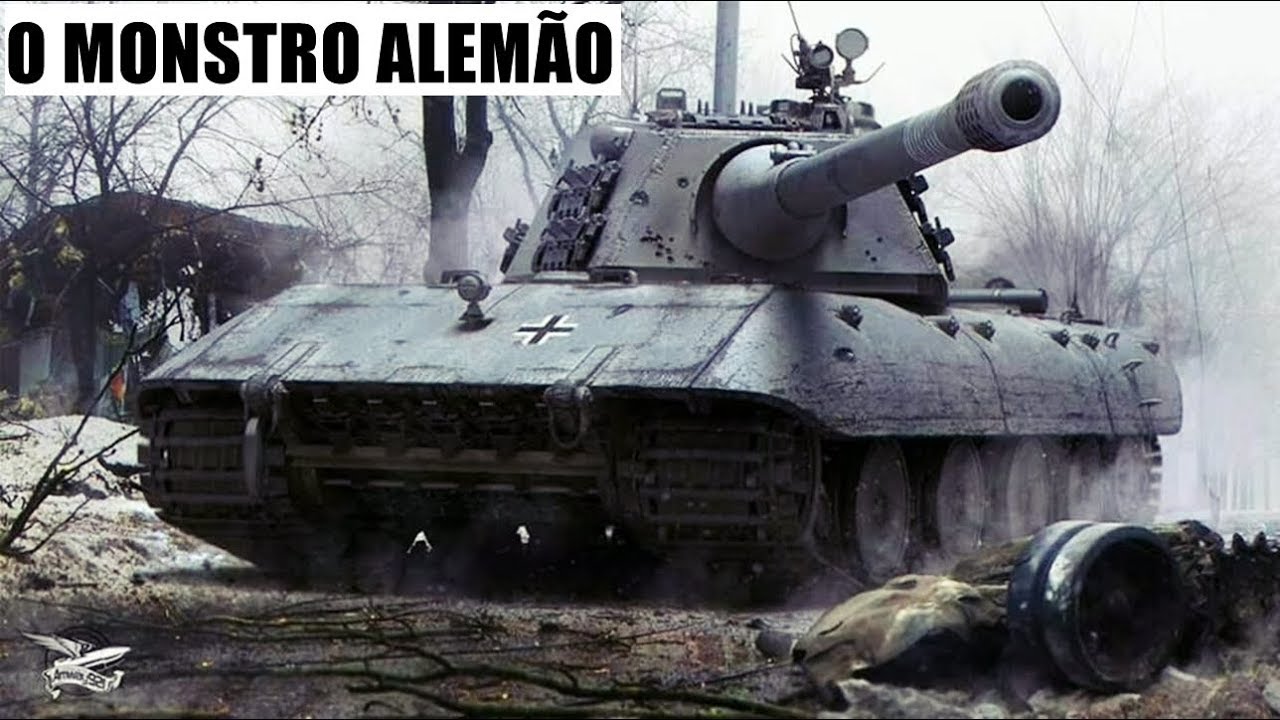 O Monstro Alemão Panzerkampfwagen E-100 - YouTube