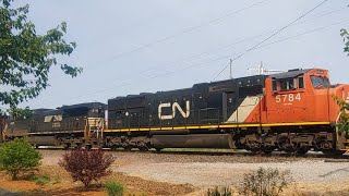 June 10th, 2023 Train 1/7: CN A492 with CN, NS 4318 again (better shot)