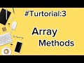 Javascript Array Methods|push(),pop,unshift,shift,slice,splice|#programming short turtorial 3|#viral