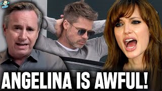 Angelina Jolie Is TERRORIZING Brad Pitt: "She's A Broken Individual" Celebrity Divorce Lawyer Reacts