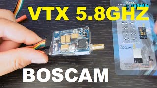 VTX BOSCAM 5.8 ghz - EMETTEUR VIDEO FPV BANGGOOD REVIEW