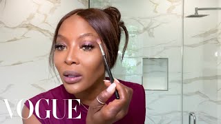 Naomi Campbell's 10-Minute Beauty Routine | Beauty Secrets | Vogue