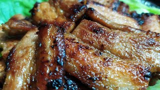 厨房里也能做出的烧烤五花肉！Easy Barbecue Pork Belly!