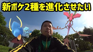 【ポケモンGO】新ポケ2種を進化させるべくさまよう