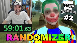 Hago SPEEDRUN de GTA SAN ANDREAS pero TODO es RANDOM #2 (Any%)