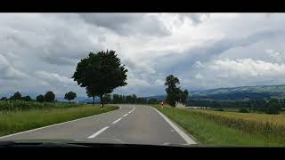 Swiss view from car วิวข้างทางที่สวิตเซอร์แลนด์