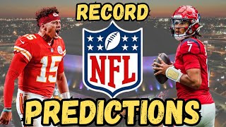 Record Predictions For ALL 32 NFL Teams | (2024-25 Season)