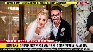 Armin Nicoară și Claudia Puican, urmăriți în propria casă de un bărbat periculos