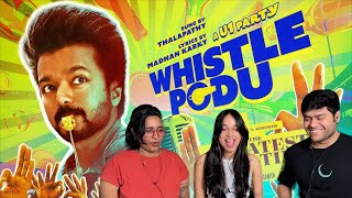 Whistle Podu Lyrical Video Reaction | The Greatest Of All Time | Thalapathy Vijay | VP