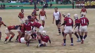 【太宰府27-26鞘ヶ谷】2015新人戦中学ラグビー福岡県 決勝トーナメント