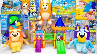 Bluey Toy Collection Unboxing Review💛 Bluey Playground Playset \u0026 Bluey Rusty and Bluey's Go-Kart Set