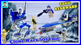 【人気すぎて売り切れたことも！？】レゴスター・ウォーズ クローン・トルーパー 501部隊 75280 LEGO Star Wars Clone Trooper 501 Unit