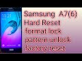 Samsung A7 Hard Reset Samsung A7 2016 format lock