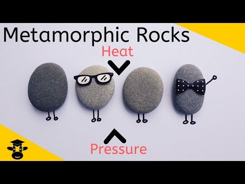 What are heat and pressure altered rocks called?