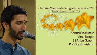 Anirudh Venkatesh - Sri Matrubhootam | CAF Maargazhi Sangeetotsavam 2020