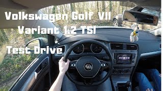 Volkswagen Golf VII Variant 1.2 TSI (2015) | POV Test Drive