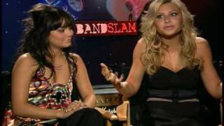 Vanessa Hudgens Aly Michalka interview for Bandslam