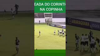 jogo da copinha 3° gol do Corinthians